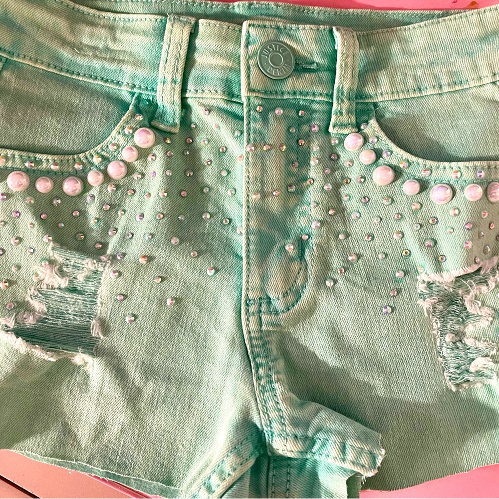 Girls bling shorts